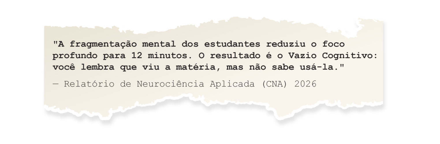 Relatório de Neurociência Aplicada (CNA) 2026